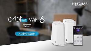 Watch Introducing the Orbi Pro WiFi 6 Mini | NETGEAR on Amazon Live