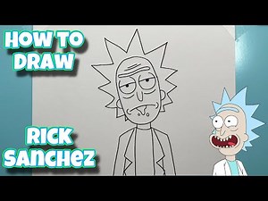 How To Draw Rick Sanchez | Rick and Morty #drawing #ricksanchez
