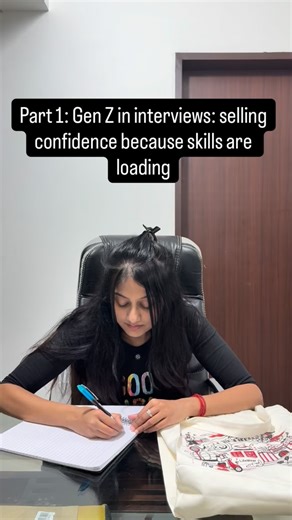 Amrita Majumdar on Instagram: "Gen Z attending interviews like it’s a podcast appearance. Skills loading, delusion 💯 #genzinterview #genzhumor #indianmemes #desiofficeculture #officereels #corporatememesindia #funnyreels #relatablereels #viralreels #desimemes #corporatecomedy #officecomedy #funnycouple #genzvsmillenials [ GenZ Interview , GenZ Humor , Indian Memes , Desi Office Culture , Office Reels , Corporate Memes India , Funny Reels , Relatable Reels , Viral Reels , Desi Memes , Corporate 