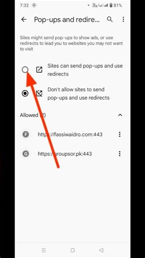 Pop Upsands kaise on kari||How Enable Pop ups and redirect #shortvideo#trending#foryou#viral#tech