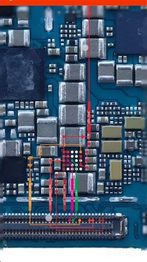 samsung A71 light ic connection #viralshort #smartphone #repair #vivophones