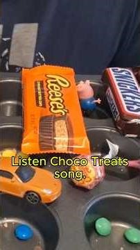 Reese's Choco Treats Song #shorts #asmr #chocolate