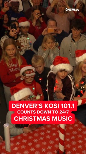 Denver radio station KOSI 101 counts down to 24/7 Christmas music