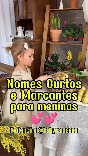 Nomes curtos e marcantes para meninas🩷 . . . #nomesdebebes #maedemenina #gestante #bebe | Baby Names