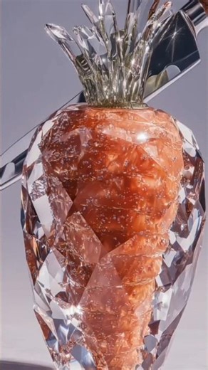 Insane Crystal Carrot Cutting! 🔪💎 | Satisfying ASMR #shorts #trendingshorts #asmr #viralshorts