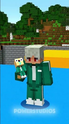 6 block jump in Minecraft squid game ft-power studio