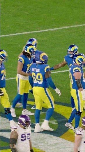 Wild Card Puka unlocked 🔓 #rams #nfl #shorts #pukanacua #micdup