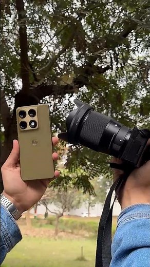 motorola Signature vs DSLR Camera Compare 🔥