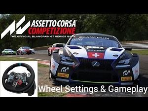 Assetto Corsa Competizione Logitech G29 G920 Wheel Force Feedback Settings