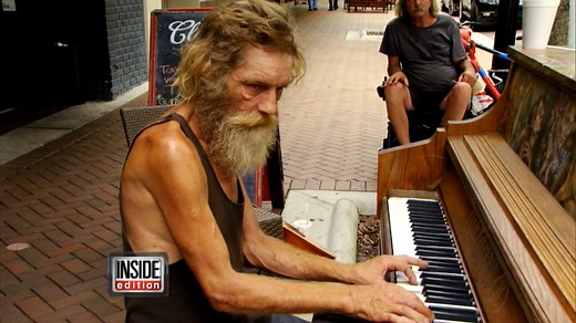 3.9M views · 130K reactions | This homeless piano prodigy in Florida stunned the nation with his talents in 2015. After we gave him a makeover, he told us there was still one thing missing from his life, the son he lost touch with 15 prior, when his life spun out of control. | Inside Edition | Facebook