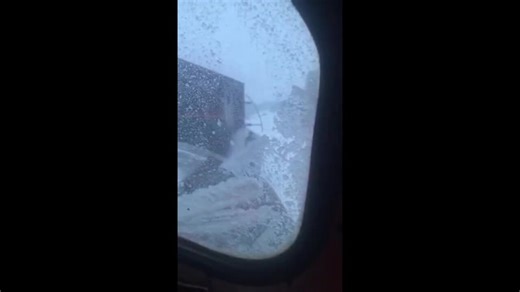 Train Plows Clear Heavy Snow on Scottish Railway Lines