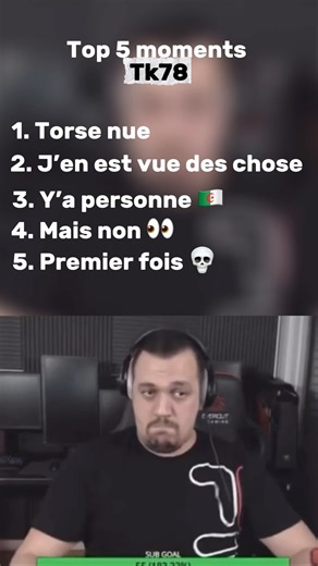 MEILLEURS MOMENTS TK78 À NE PAS RATER #Shorts #Top5 #BestOf