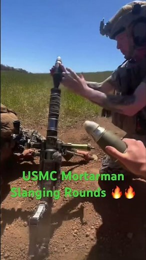 0341 making it rain 🔥🔥 #grunt #usmc #0341 #Mortarman