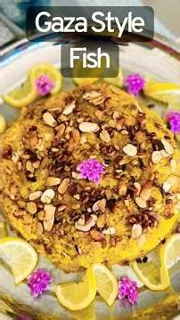 HONORING GAZA'S PREMIERE DISH- BEST FISH EVER! Sayadieh #fishrecipe ##palestinianfood