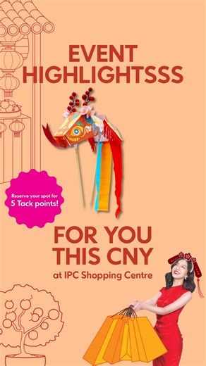 🧧 Celebrate the Year of the Snake at IPC Shopping Centre with an exciting lineup of crafts and performances! 🌟​ Mark your calendars 🗓️ and bring your family and friends to experience the festive vibes with our CNY Event Highlights✨ ​ Find out more at: https://www.ipc.com.my/cny2025/​ #EternalProsperity #CNYEvents #CraftAndPerformances #IPCShoppingCentre #YearOfTheSnake #FamilyFun #EternalProssssperityAwaits | IPC Shopping Centre