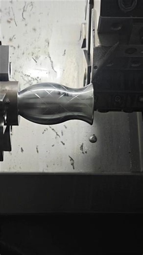 Radius Shape #Knurling || #Cnc_2-Axis_Machine || #Fanuc Controller || #Short_Video ||