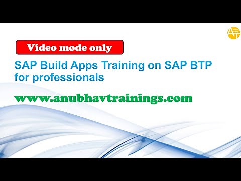 SAP Build Apps end to end training for professionals | SAP BTP Build Low Code No Code development