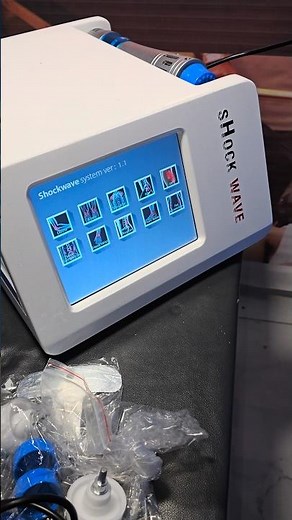 new A1DNS shock wave therapy machine for ed, shockwave machine unboxing, extracorporeal eswt machine
