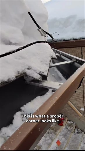 Hand-mitered corners aren’t just for looks - they’re one of the strongest, cleanest ways to join gutters. When we “hand miter” a corner, we custom-cut the gutter pieces so they fit together tightly, then we seal and fasten the joint to help create a smooth, leak-resistant connection. Why it matters: - Better fit than many pre-made corners - Cleaner water flow around the turn - Fewer weak points = less chance of drips over time Tip: If you notice staining, dripping, or water pooling near a corner