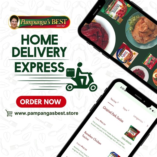 213 reactions · 20 shares | Experience Pampanga’s Best brought to your doorstep with our Home Delivery Express. Hassle free kaya order na mga bestie! Order here: https://bit.ly/BiliNaBestie Check out Pampanga's Best Brochure https://www.flipbookpdf.net/web/site/e3d3ec16e56f38906d87d61a4ae0d7e29f696a23202402.pdf.html?fbclid=IwAR2gx9_8ARL5x_AWuOFsm9euUANoT7NAnN7gn8-dfRmLbnBhY8HDGBbTna8 #HomeDeliveryExpress #PampangasBest #NyamanNaTalagaNe | Pampanga's Best | Facebook