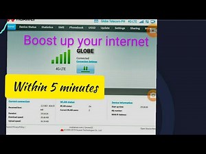 HOW TO INCREASE INTERNET SPEED ON YOUR GLOBE AT HOME WIFI