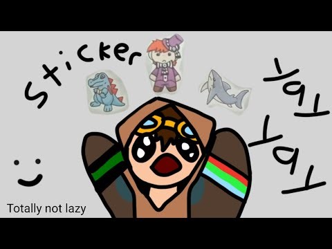 Making custom stickers (digitally)