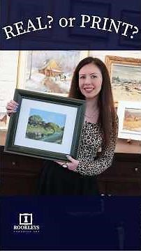 How to Identify an Original Painting vs. a Print