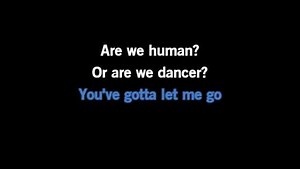 Karaoke Human - The Killers - CDG, MP4, KFN - Karaoke Version