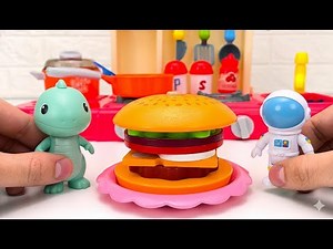 Create and Learn with Toy Kitchen Cooking & Clay | Preschool Toddler Video