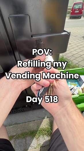 POV: Refilling my Vending Machine - Day 518 (ASMR) #vending #vendingmachine #pov #asmr #satisfyingvideos