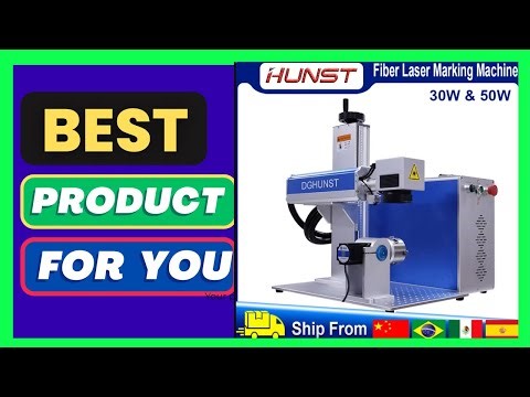 Hunst 50W 30W Fiber Laser Marking Machine Raycus