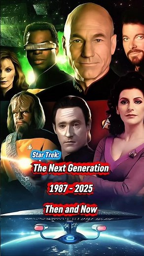 Star Trek: The Next Generation Cast Then and Now (1987–Today) #shorts #america #startrek