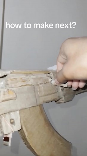 ASMR cardboard gun 📦#getthetimpan #100k #ทำจากกระดาษ📦 #แชร์คลิปด้วย