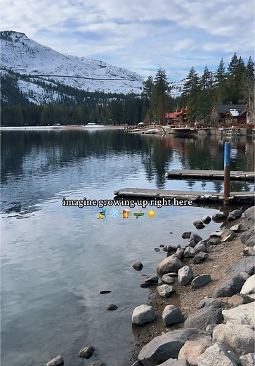 When there’s snow but the lake isn’t frozen>>> #getoutside #california #cali #travel #snow #winter #lake #lakelife #upnorth #fyp #fypシ #foryoupage #fypシ゚viral