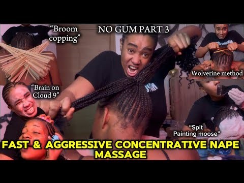 ASMR:1hr FAST&INTENSE🔥NAPE MASSAGE,FAKESPIT PAINTING,RANDOM TOOLS,WOLVERINE METHOD,SLEEP IN SECONDS