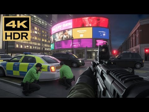 LONDON STREET ATTACK | Call of Duty Realistic IMMERSIVE ULTRA Graphics Gameplay [4K 60FPS HDR]