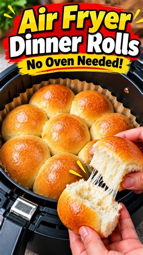 Easy Air Fryer Dinner Rolls | Soft, Fluffy & Delicious #easyrecipes