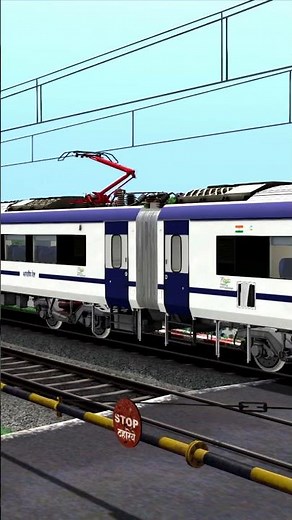 High Speed VandeBharat Crossing | TRAIN SIMULATOR | Railworks