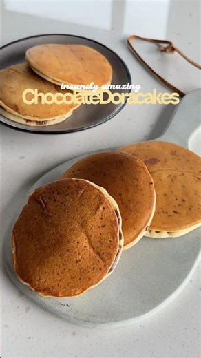 You don’t have to go to Japan to try these insane chocolate Dora cakes or dorayaki 😍 #shorts