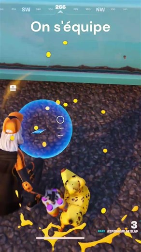 si je touche du vert la vidéo s'arrête #fortnite