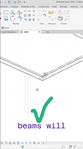 Beam Connection In Revit #architecture #cadsoftwaretutorial #revittutorial #structuralengineering