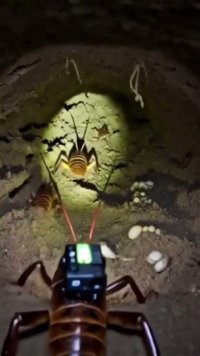 Journey to the Underground: Camera Mounted on a Jerusalem Cricket!