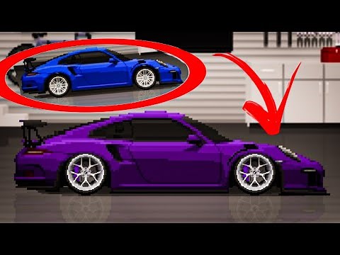 Pixel Car Racer - PORSCHE 911 GT3 RS STREET BUILD ( Ultraviolet )
