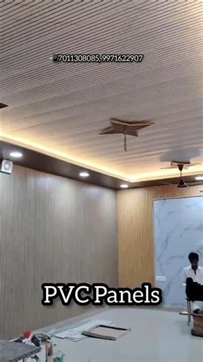 PVC Wall Panels Transformation 😍 | Budget Interior Design #Shorts