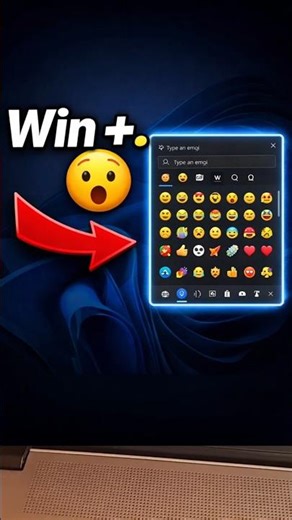 Stop copy pasting emojis on PC #techtips #computertips #windows #emoji #howto #dailytech