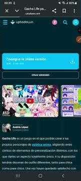 como descargar gacha life antiguo fácil y rapidito