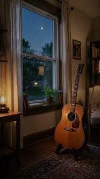 Quiet Late Night Guitar & Cajon | Sleep & Relax #guitar #guitarbackingtrack #fingerstyle #music