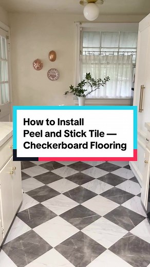 Peel and Stick Vinyl Floor Tiles Installation Guide