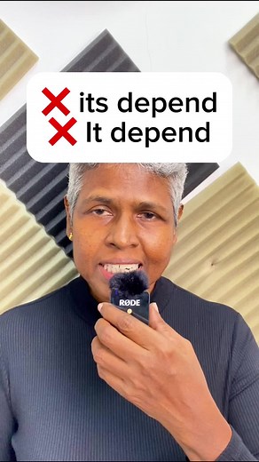 Makna, cara dan bila menggunakan ‘it depends’ dengan betul. #belajarbahasainggeris #belajarspeaking #speaking #gurutiktok #bahasamelayu #tiktokmalaysiaviral #belajarspeaking