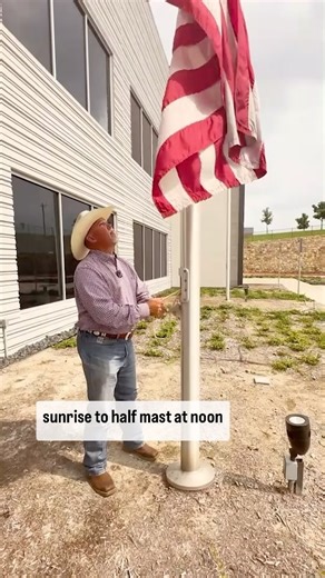 1.3K views · 60 reactions | In honor of those who made the ultimate sacrifice, be sure you are following appropriate flag protocol for Memorial Day- Explained by Lt. Col Cody Roberson. On Memorial Day, the American flag is flown at half-staff from sunrise until noon, then raised to full-staff until sunset. #memorialday #flagprotocol | Wiley X | Facebook